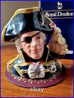 Royal Doulton Vice-Admiral Lord Nelson D6932, Special Edition with Box and CoA