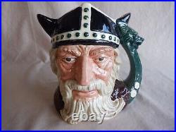 Royal Doulton VikingCharacter Jugs-Set of 3 Lg. D6550 Sm. D6553 Mini D6556