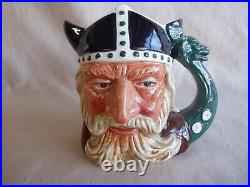 Royal Doulton VikingCharacter Jugs-Set of 3 Lg. D6550 Sm. D6553 Mini D6556