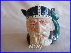 Royal Doulton VikingCharacter Jugs-Set of 3 Lg. D6550 Sm. D6553 Mini D6556