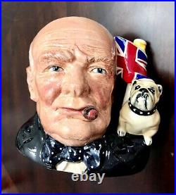 Royal Doulton WInston Churchill 1992 Character Jug of the Year #D6907
