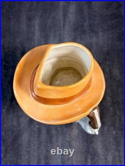 Royal Doulton Wild West Collection Wyatt Earp Character Jug Cowboy 5.5 Inches