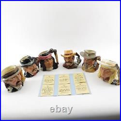 Royal Doulton Wild West Collection Wyatt Earp, Doc Holliday, Buffalo Bill, ALL