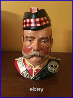 Royal Doulton William Grant Character Whiskey Jug Decanter. With Box. Mint