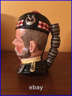 Royal Doulton William Grant Character Whiskey Jug Decanter. With Box. Mint