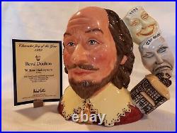 Royal Doulton William Shakespeare D7136, 1999 Character Jug of the Year