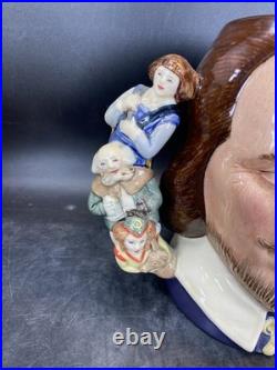 Royal Doulton William Shakespeare Jug D6933 Limited Edition No. 1187 with COA