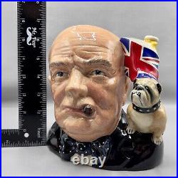 Royal Doulton Winston Churchill D6907 Character Jug Of The Year 1992 Bulldog