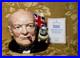Royal Doulton Winston Churchill D6907 Character Jug Of The Year 1992 Large Coa