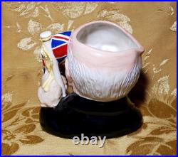Royal Doulton Winston Churchill D6907 Character Jug Of The Year 1992 Large Coa