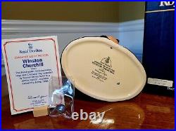 Royal Doulton Winston Churchill, D6907 with Box, Certificate and Extras