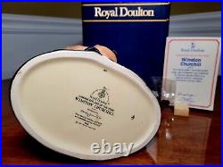 Royal Doulton Winston Churchill, D6907 with Box, Certificate and Extras