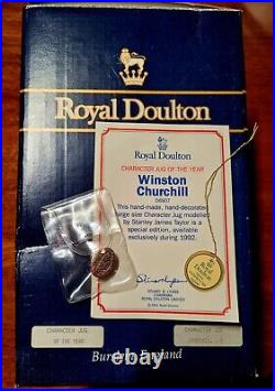 Royal Doulton Winston Churchill, D6907 with Box, Certificate and Extras