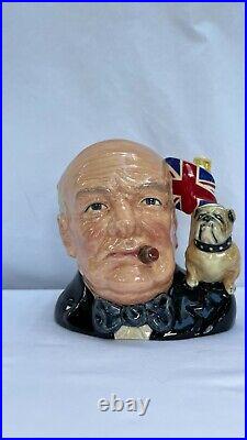 Royal Doulton'Winston Churchill' Large Character Jug of the Year (D6907) 1992