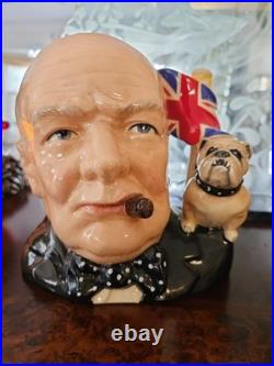 Royal Doulton'Winston Churchill' Large Character Jug of the Year (D6907) 1992