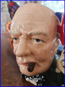 Royal Doulton'Winston Churchill' Large Character Jug of the Year (D6907) 1992
