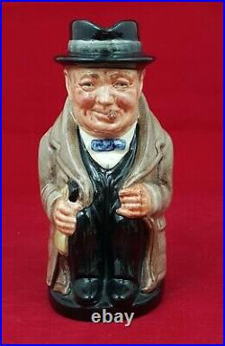 Royal Doulton Winston Churchill Small Character Jug D6175