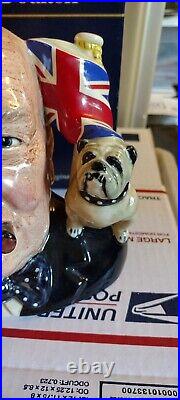 Royal Doulton Winston Churchill Toby Mug D6907 with Box & Certificate Pre-Loved