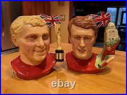 Royal Doulton World Cup Series Captain & Hat Trick Hero Large Character Jugs