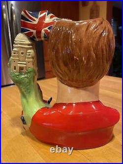 Royal Doulton World Cup Series Captain & Hat Trick Hero Large Character Jugs