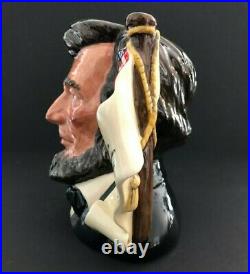 Royal Doulton'abraham Lincoln' D6936 1992 Large Toby Character Jug 103/2500