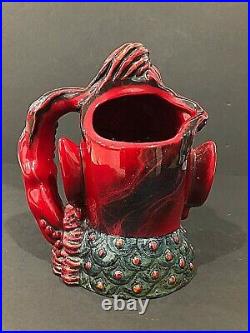 Royal Doulton'aladdin' D6971 Red Flambe' 1994 Character Jug #460/1500 Rare