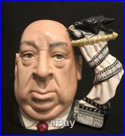 Royal Doulton'alfred Hitchcock' D6987 1994 Large Toby Character Jug Rare