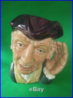 Royal Doulton'ard of earing' Large Character Jug D6588 Excellent