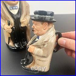 Royal Doulton character jug Winston Churchill Royal Doulton collectible toby jug