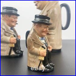 Royal Doulton character jug Winston Churchill Royal Doulton collectible toby jug