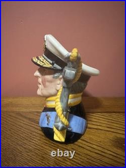 Royal Doulton'earl Mountbatten Of Burma'character Jug D6944 182/5000