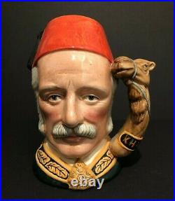 Royal Doulton'general Gordon' D6869 1990 Large Toby Character Jug 495/1500 Cert