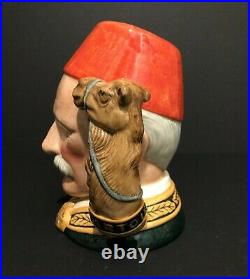 Royal Doulton'general Gordon' D6869 1990 Large Toby Character Jug 495/1500 Cert