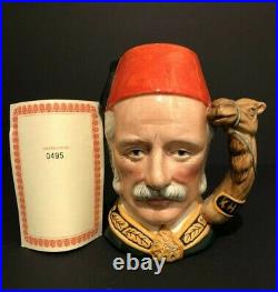 Royal Doulton'general Gordon' D6869 1990 Large Toby Character Jug 495/1500 Cert