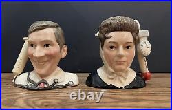 Royal Doulton'hattie Jacques & Kenneth Williams' Small Character Set D7172/7173