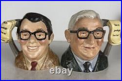 Royal Doulton jugs RONNIE CORBETT and RONNIE BARKER D7113 & D7114 (Ltd. Ed.)