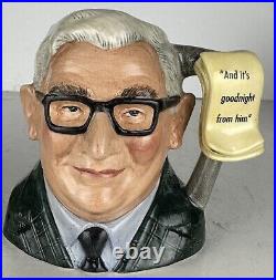 Royal Doulton jugs RONNIE CORBETT and RONNIE BARKER D7113 & D7114 (Ltd. Ed.)