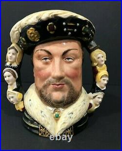 Royal Doulton'king Henry Viii' D6888 1990 Large Toby Character Jug #125/1991