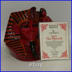 Royal Doulton large Limited Edition character jug The Pharaoh D7028 Flambe