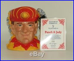 Royal Doulton large Punch and Judy double sided Ltd Ed character jug D6946