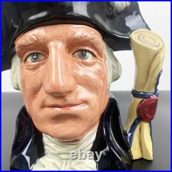 Royal Doulton large character jug George Washington 250th Anniversary edition