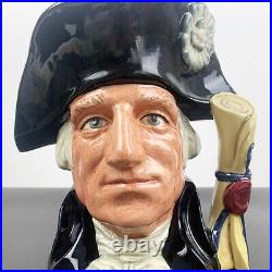 Royal Doulton large character jug George Washington 250th Anniversary edition