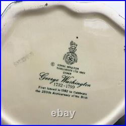 Royal Doulton large character jug George Washington 250th Anniversary edition