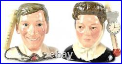 Royal Doulton limited Carry On Classics Jugs Kenneth Williams & Hattie Jacques