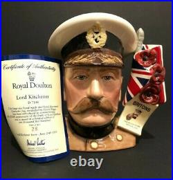 Royal Doulton'lord Kitchener' D7148 1999 Large Toby Character Jug #28/1500