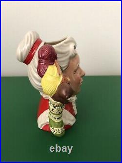 Royal Doulton'mrs. Claus' Large Character Jug D7242 2005 Christmas /500 Rare