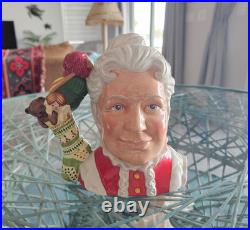 Royal Doulton'mrs. Claus' Large Character Jug D7242 2005 Ltd. To 500 Rare