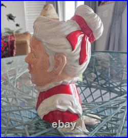 Royal Doulton'mrs. Claus' Large Character Jug D7242 2005 Ltd. To 500 Rare