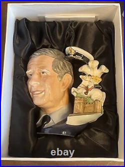 Royal Doulton'prince Charles' Large Character Jug D7283 2008 Jug Of The Year