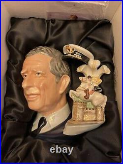 Royal Doulton'prince Charles' Large Character Jug D7283 2008 Jug Of The Year